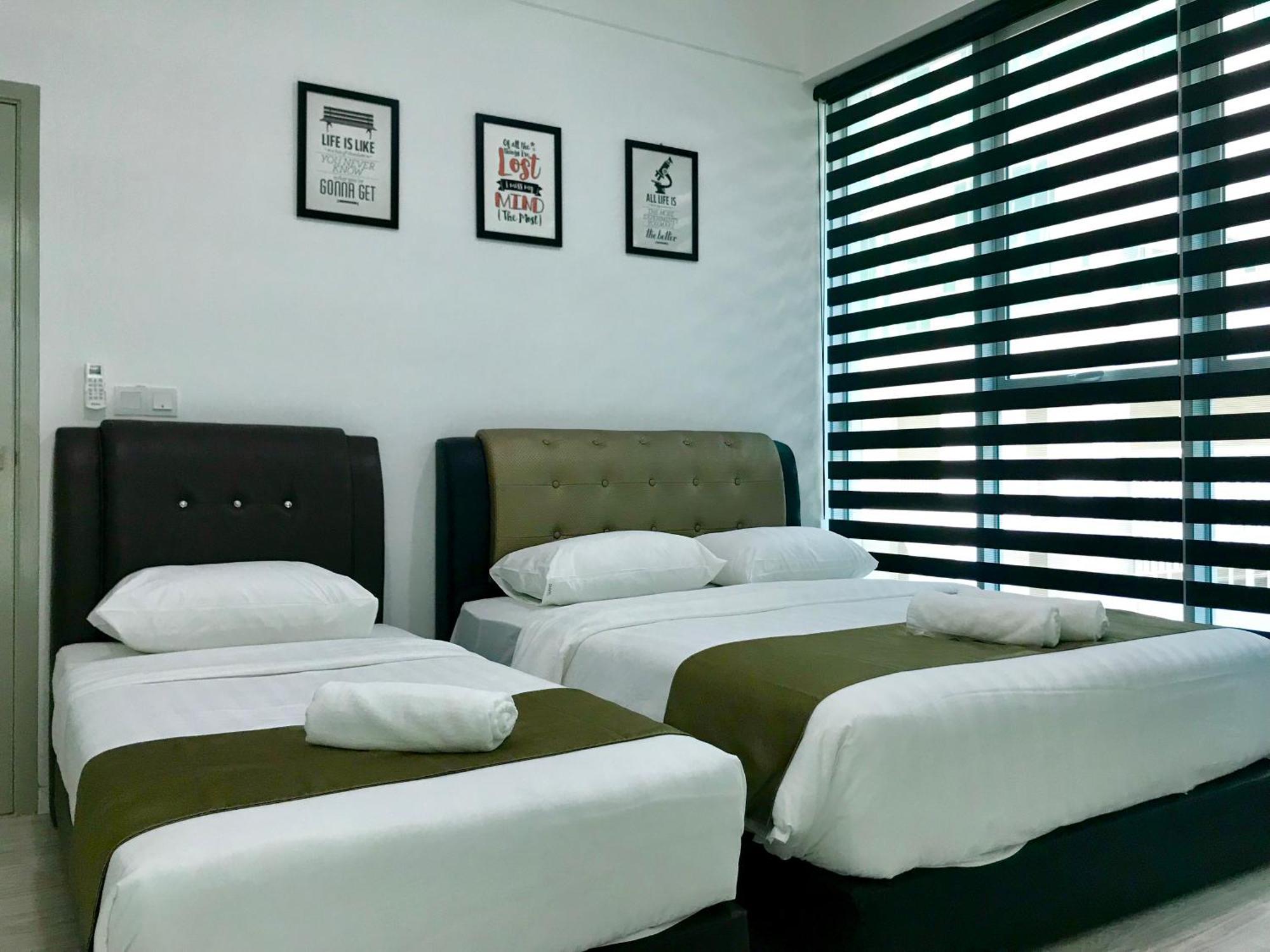 Apartamento de 68 m² con 2 habitación/es y 1 baño/s de uso privado, en Distrito Central de Negocios Kota Kinabalu Exterior foto