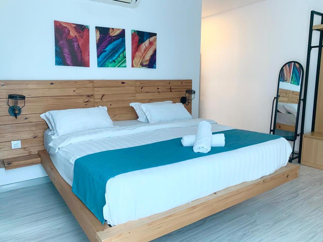 Apartamento de 68 m² con 2 habitación/es y 1 baño/s de uso privado, en Distrito Central de Negocios Kota Kinabalu Exterior foto