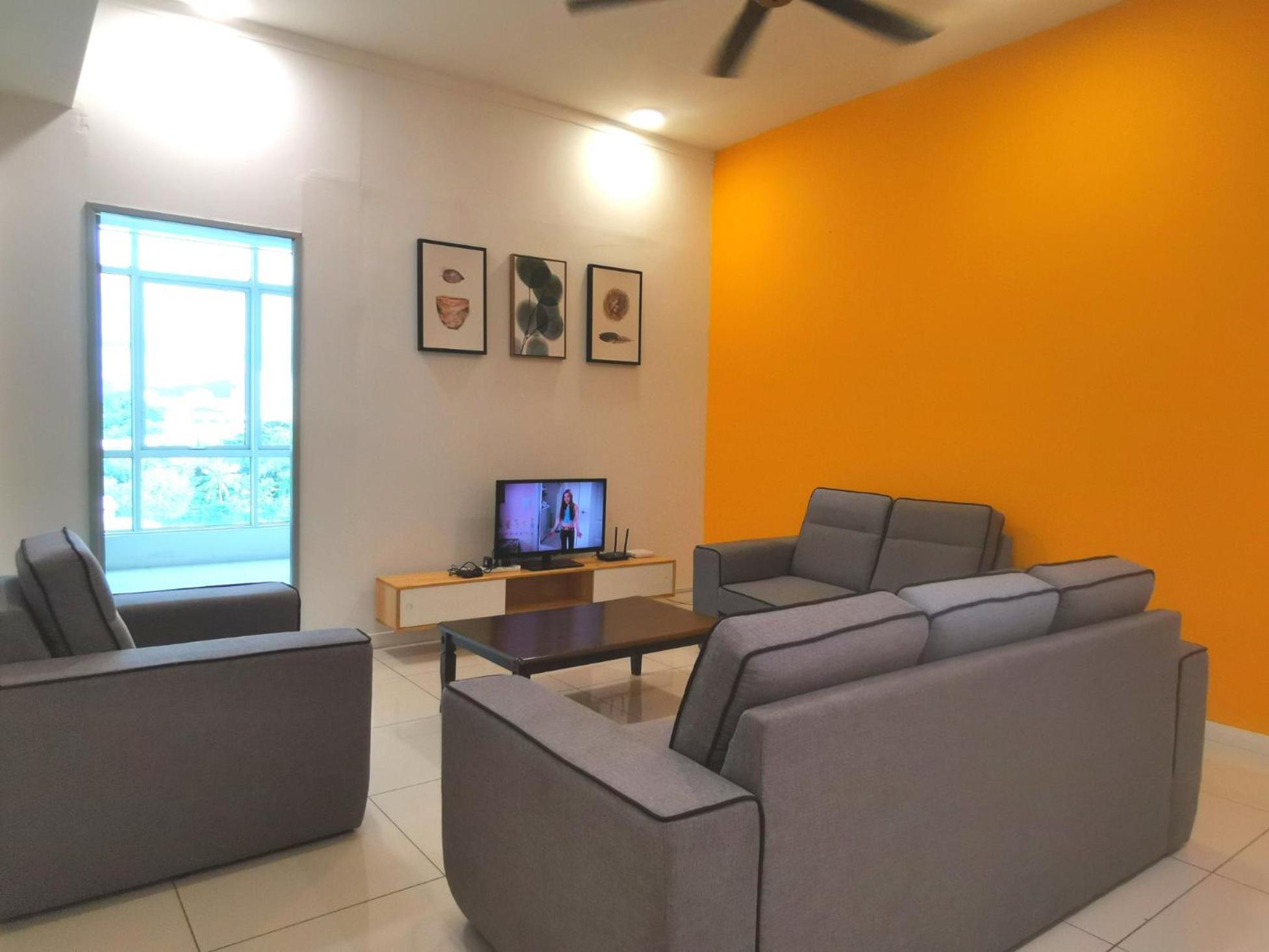 Apartamento de 68 m² con 2 habitación/es y 1 baño/s de uso privado, en Distrito Central de Negocios Kota Kinabalu Habitación foto