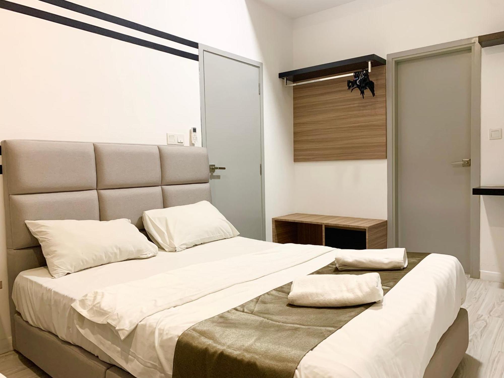 Apartamento de 68 m² con 2 habitación/es y 1 baño/s de uso privado, en Distrito Central de Negocios Kota Kinabalu Habitación foto