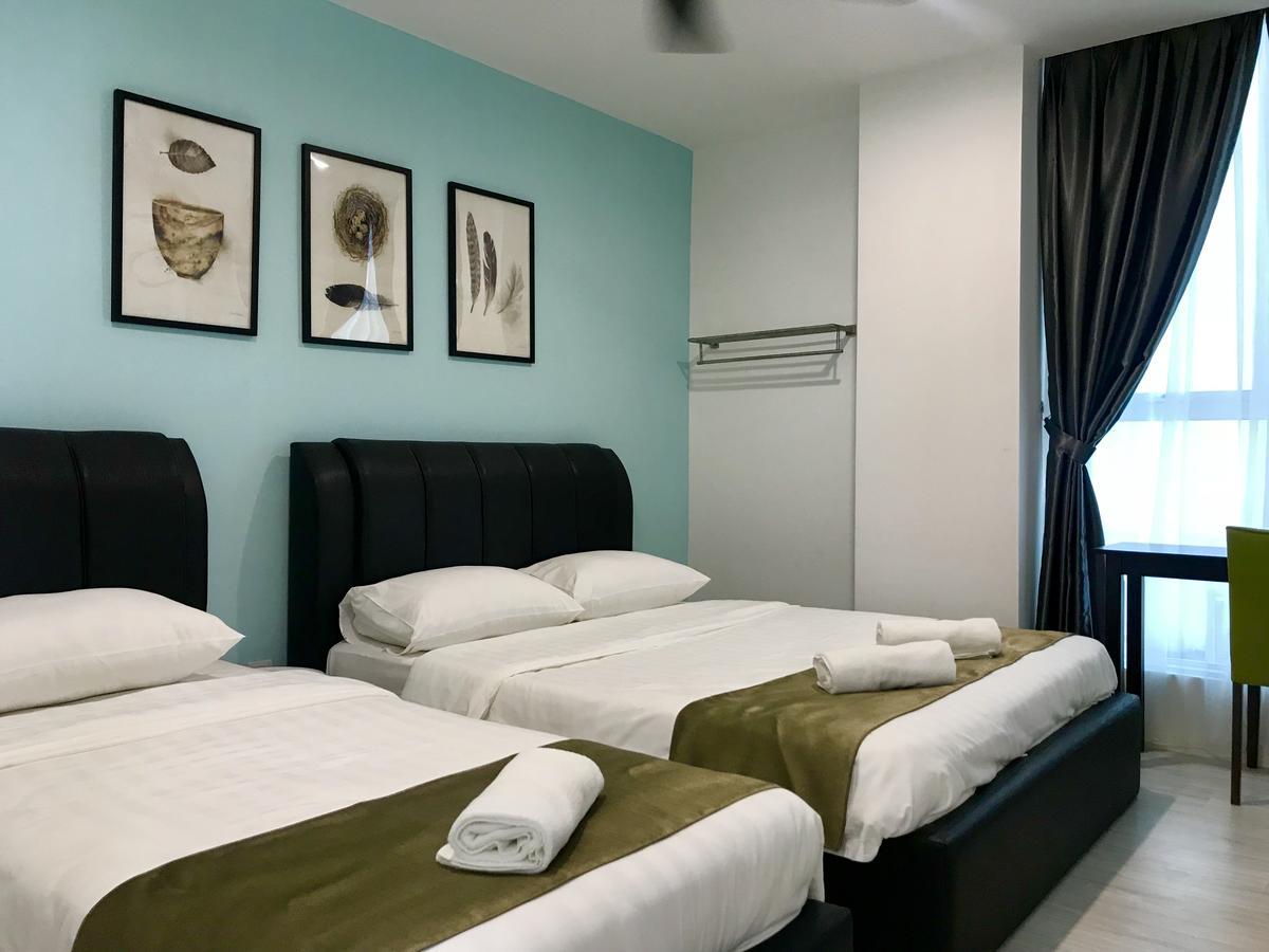 Apartamento de 68 m² con 2 habitación/es y 1 baño/s de uso privado, en Distrito Central de Negocios Kota Kinabalu Exterior foto